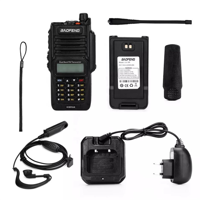 【vickoolife】Baofeng UV-9R Plus waterproof walkie talkie 8W high power VHF UHF baofeng uv 9r plus dual band handheld walkie talkie