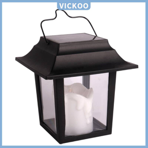 【Vickoo Home】Solar candle lamp rechargeable plastic candle electric candle solar small sun lamp outdoor and internal tea lamp