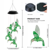 【Vickoo Home】Solar Power Light Decoration Girls Waterproof Romantic Led Hummingbird Wind Chimes Lights Decorated Led House Light