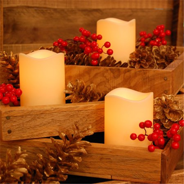 【Vickoo Home】Christmas Electronic Candle Remote Control Timing Wedding Led Candle Lamp