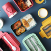 【Vickoo Home】Lunch box Japanese portable plastic dividing Bento Box student lunch box creative lunch box