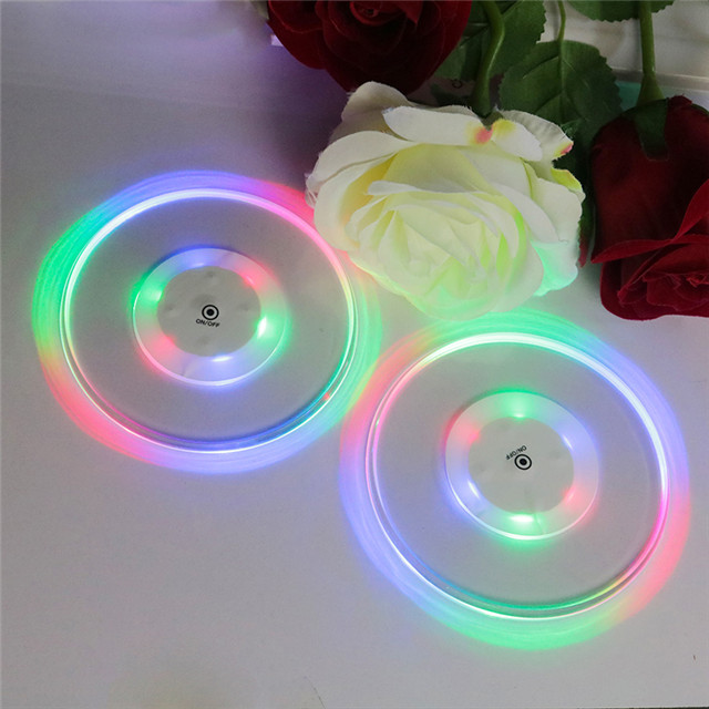 【Vickoo Home】Colorful Led Bar Coaster, Flashing Beer Coaster, Led Cup Coaster