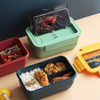 【Vickoo Home】Lunch box Japanese portable plastic dividing Bento Box student lunch box creative lunch box