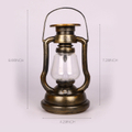 Oil lamp battery gold shell yellow flash