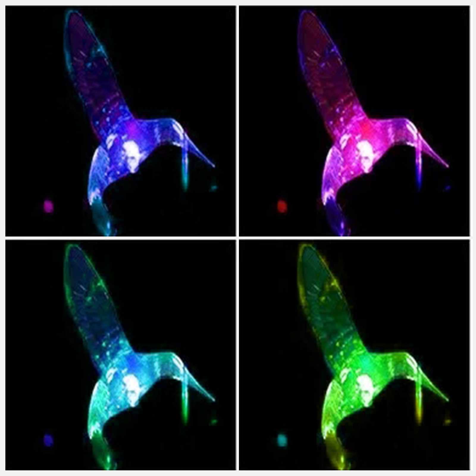 【Vickoo Home】Solar Power Light Decoration Girls Waterproof Romantic Led Hummingbird Wind Chimes Lights Decorated Led House Light