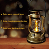 【Vickoo Home】Solar LED oil lamp, garden decoration, outdoor solar retro led oil lamp, camping solar hanging candle lamp